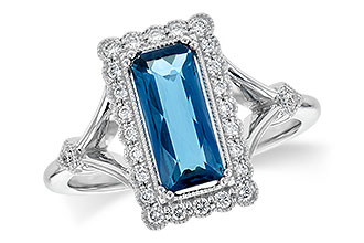 C235-97170: LDS RG 1.58 LONDON BLUE TOPAZ 1.75 TGW