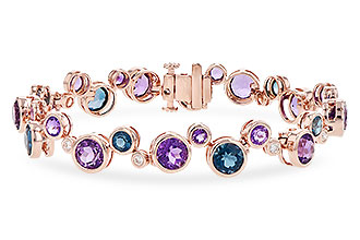 C318-70752: BRACELET 13.90 SEMI-PREC 14.20 TGW