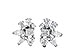 C319-61688: EARRINGS .90 TW FANCY CUT DIAS
