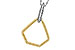 C319-61725: NECKLACE .12 TW
