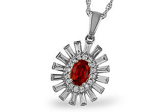 C319-62579: NECK .58 RUBY TW 1.10 TGW (6x4MM RUBY)