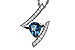 C320-47125: NECK 1.04 LONDON BLUE TOPAZ 1.23 TGW (8x6MM)