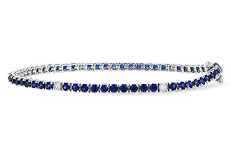 C320-47161: BRACELET 3.27 TW SAPP 3.52 TGW (7")