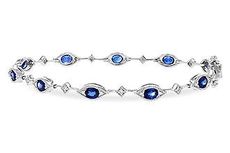 C320-47170: BRACELET 2.31 SAPPHIRE 2.50 TGW (7")