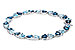 C320-48061: BRACELET 12.20 BLUE TOPAZ 12.50 TGW (7")