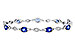 C320-48088: BRACELET 4.02 SAPPHIRE 4.26 TGW (7")