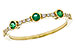 C320-48952: LDS WED RG .11 EMERALD .20 TGW