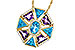 C320-49861: NECKLACE 4.47 SEMI-PREC (BT & AMY) 4.65 TGW