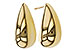 C320-51679: GOLD EARRINGS (20MM)