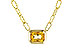 C320-51707: NECKLACE .86 CITRINE (18")