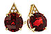 C320-52570: EARR 2.08 TW GARNET 2.10 TGW (6MM RD)