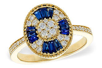 C320-52625: LDS RG .56 TW SAPPHIRE .86 TGW