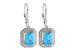 D233-21643: EARR 2.20 BLUE TOPAZ 2.36 TGW