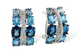 D233-23488: EARR 6.22 BLUE TOPAZ 6.46 TGW