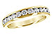 D234-17152: LDS WED RG .75 TW (12 STONES)