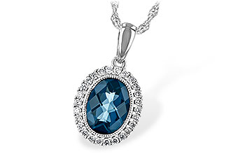 D235-01652: NECK 1.28 LONDON BLUE TOPAZ 1.41 TGW