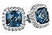 D235-01661: EARR 2.14 LONDON BLUE TOPAZ 2.40 TGW (6MM LBT)