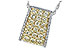 D235-02588: NECK .95 YELLOW DIAS 1.09 TW