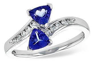 D235-91725: LDS RG .77 TW TANZANITE .90 TGW