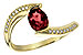 D235-92597: LDS RG .75 GARNET .82 TGW