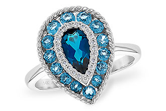 D235-95352: LDS RG 1.52 TW BLUE TOPAZ 1.60 TGW