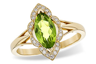 D235-97161: LDS RG .94 PERIDOT 1.05 TGW