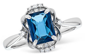 D318-67125: LDS RG 1.70 LONDON BLUE TOPAZ 1.76 TGW