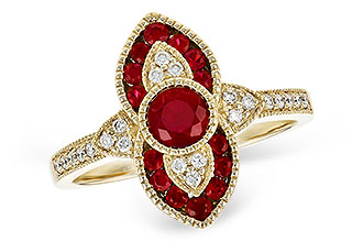 D318-67170: LDS RG .63 TW RUBY .75 TGW