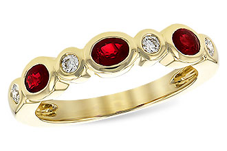D318-67179: LDS WED RG .55 RUBY .68 TGW