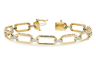 D319-60761: BRACELET .25 TW (7.5" - E235-06234 WITH LARGER LINKS)