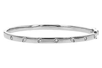 D319-61679: BANGLE .35 TW FANCY CUT DIAMONDS