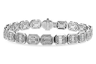 D319-62634: BRACELET 2.50 BAG 2.80 TW (7")