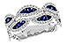 D319-63534: LDS WED RG .81 TW SAPP 1.22 TGW