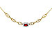 D320-48034: NECK .63 GARNET .75 TGW (6x4MM E.C. GAR / 18")