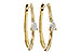 D320-48043: EARRINGS .45 TW PEAR DIAMONDS