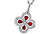 D320-48052: NECKLACE .68 RUBY TW .96 TGW