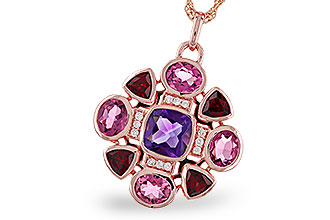 D320-48916: NECKLACE 2.76 SEMI-PREC (AM,GT,PT) 2.82 TGW