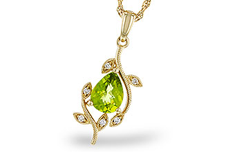 D320-48952: NECKLACE 1.16 PERIDOT 1.21 TGW (8x6MM PER)