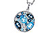 D320-49852: NECKLACE 2.31 TW BLUE TOPAZ 2.48 TGW