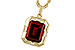 D320-49879: NECKLACE 3.65 GARNET 3.82 TGW (10x8MM GAR)