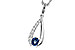 D320-51643: NECKLACE .38 SAPP .54 TGW (5x4 SAPP)