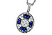 D320-52625: NECKLACE .56 TW SAPPHIRE .80 TGW