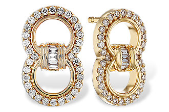 D321-37097: EARRINGS .05 TW BAGS .28 TW