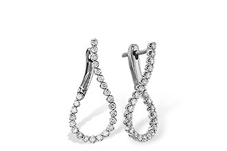 D321-37143: EARRINGS .50 TW