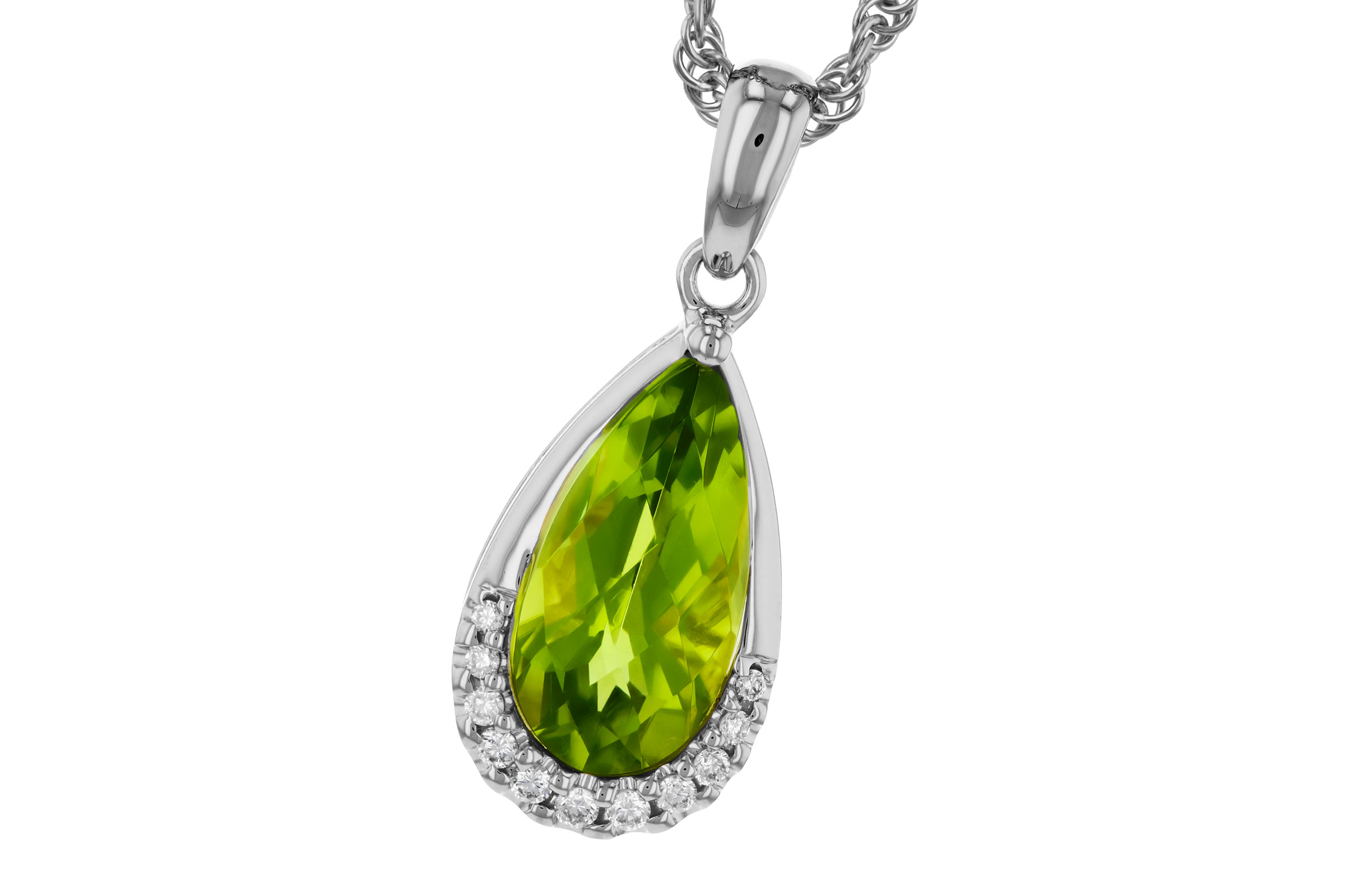 D321-38925: NECK 1.94 PERIDOT 2.00 TGW (12x6MM PS)