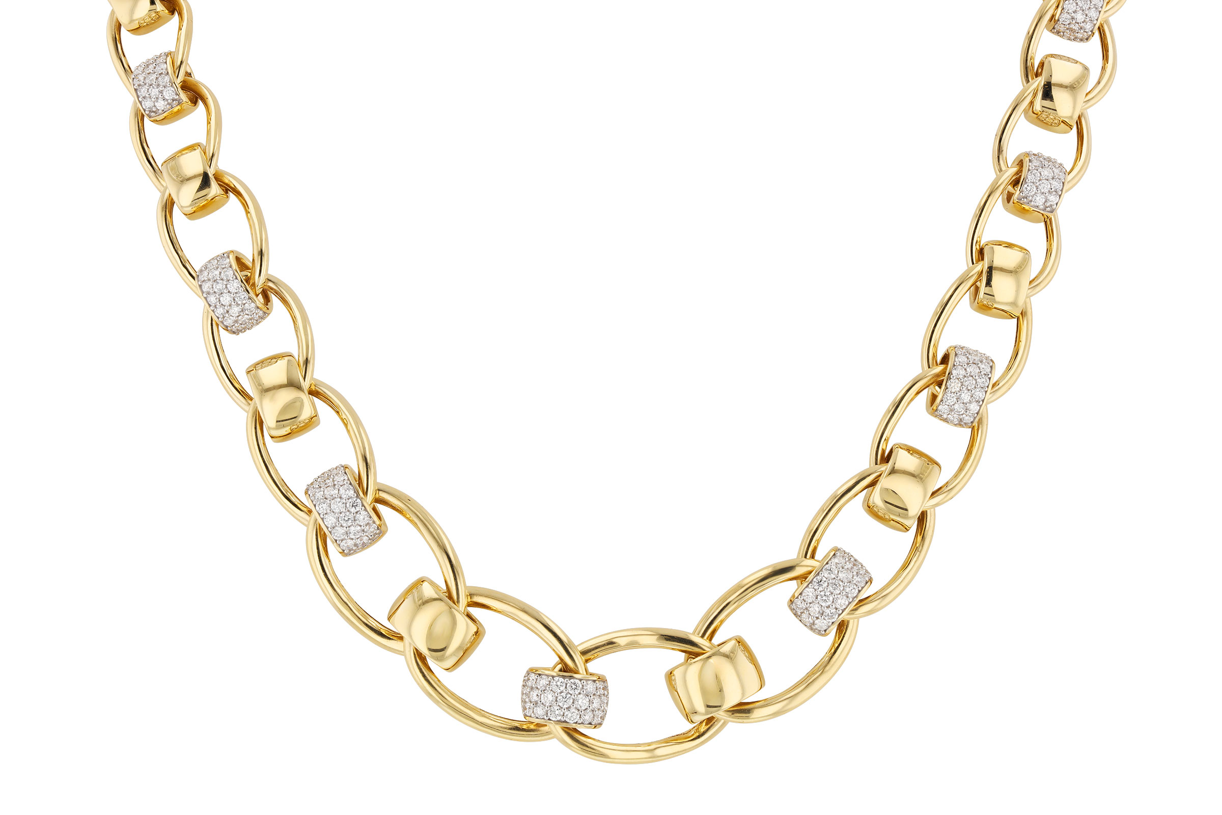 D321-38988: NECKLACE 2.00 TW (17")