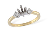 E051-39834: LDS SEMI DIA RING .14 TW