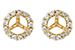 E231-38943: SEMI DIA EARR .10 TW (HOLDS .15 EACH)