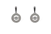 E232-35343: EARRINGS .50 TW