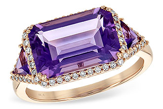 E235-92588: LDS RG 3.48 TW AMETHYST 3.70 TGW (12x8MM)